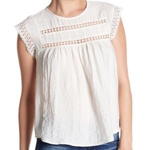 Ro & De | White Eyelet Blouse